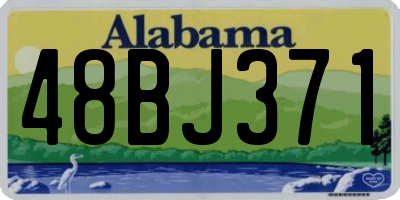 AL license plate 48BJ371