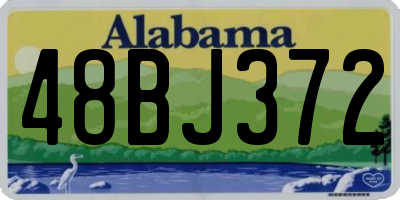 AL license plate 48BJ372