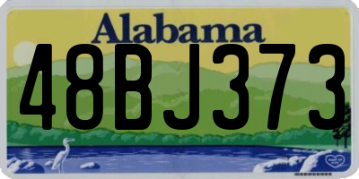 AL license plate 48BJ373