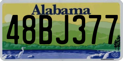 AL license plate 48BJ377
