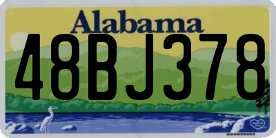 AL license plate 48BJ378