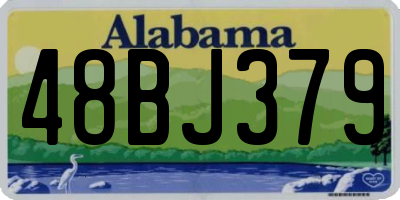 AL license plate 48BJ379