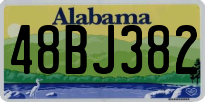 AL license plate 48BJ382