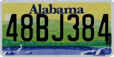 AL license plate 48BJ384