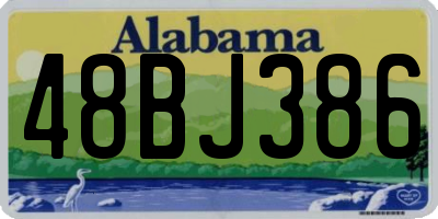 AL license plate 48BJ386