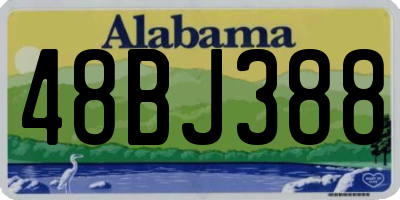 AL license plate 48BJ388