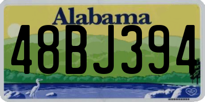 AL license plate 48BJ394