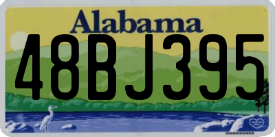 AL license plate 48BJ395