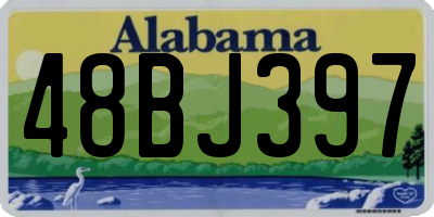 AL license plate 48BJ397