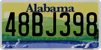 AL license plate 48BJ398