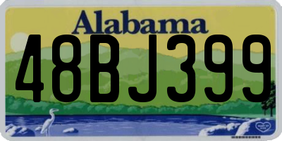 AL license plate 48BJ399
