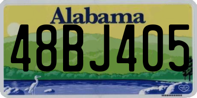 AL license plate 48BJ405