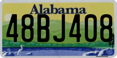 AL license plate 48BJ408