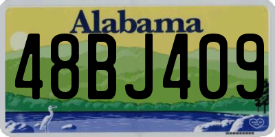 AL license plate 48BJ409
