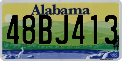 AL license plate 48BJ413