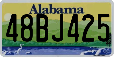 AL license plate 48BJ425
