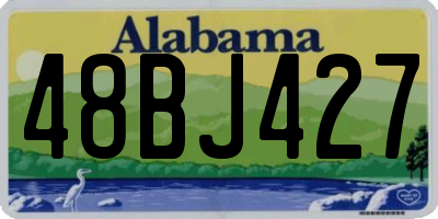 AL license plate 48BJ427