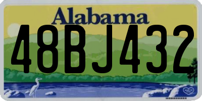 AL license plate 48BJ432