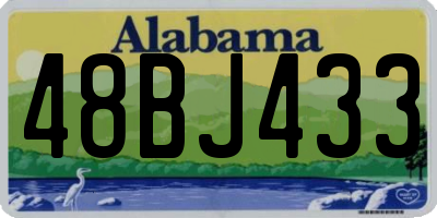 AL license plate 48BJ433