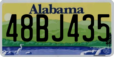 AL license plate 48BJ435