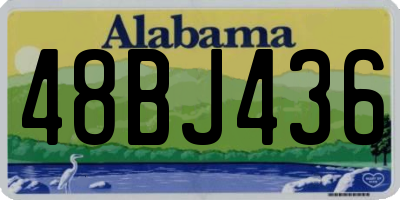 AL license plate 48BJ436
