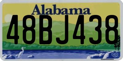 AL license plate 48BJ438