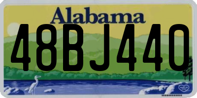 AL license plate 48BJ440