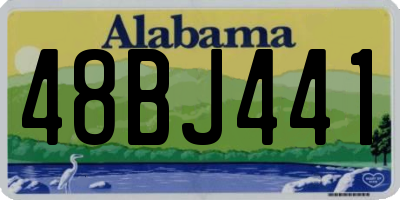 AL license plate 48BJ441