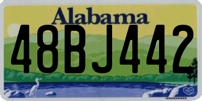 AL license plate 48BJ442