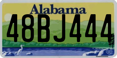 AL license plate 48BJ444