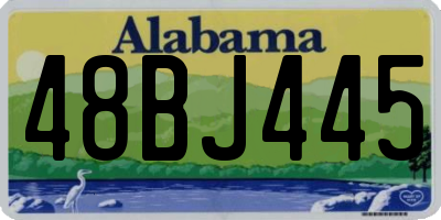 AL license plate 48BJ445