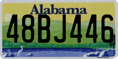 AL license plate 48BJ446