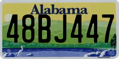 AL license plate 48BJ447