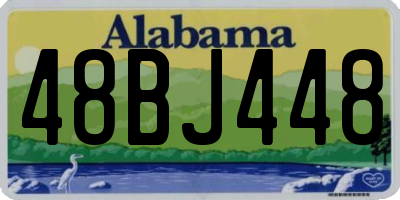 AL license plate 48BJ448