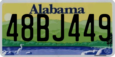 AL license plate 48BJ449