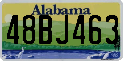 AL license plate 48BJ463