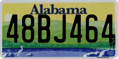 AL license plate 48BJ464