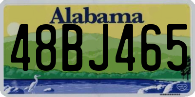 AL license plate 48BJ465