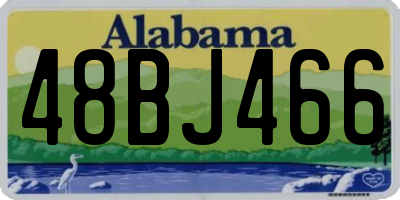 AL license plate 48BJ466