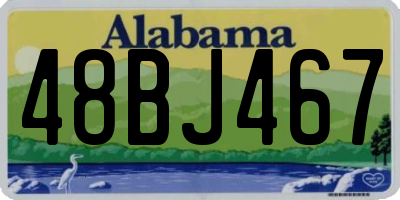 AL license plate 48BJ467
