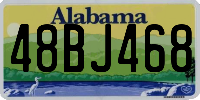 AL license plate 48BJ468