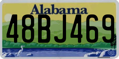 AL license plate 48BJ469