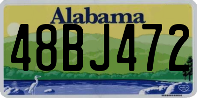 AL license plate 48BJ472