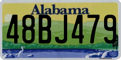 AL license plate 48BJ479