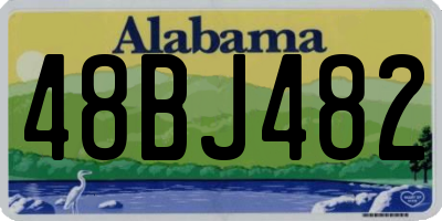 AL license plate 48BJ482