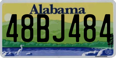 AL license plate 48BJ484