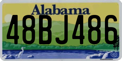 AL license plate 48BJ486