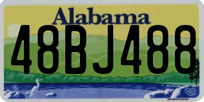 AL license plate 48BJ488