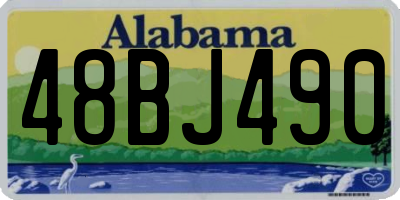 AL license plate 48BJ490