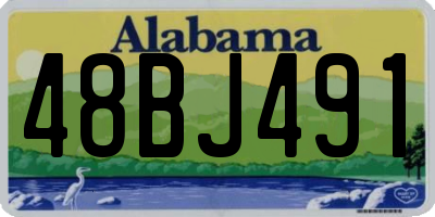 AL license plate 48BJ491